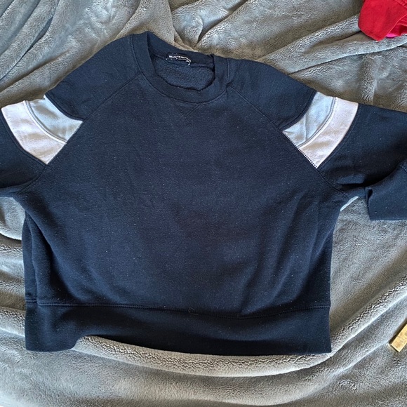 Navy blue Brandy Melville Crewneck - Picture 1 of 4